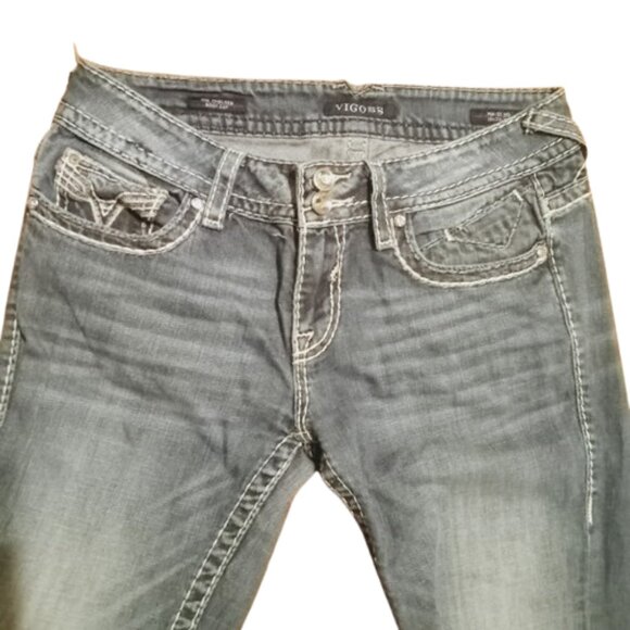 Y2K CHELSEA BOOT CUT JEANS BY VIGOSS - Picture 3 of 15
